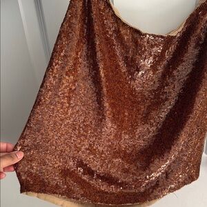 Sequin Brown skirt
